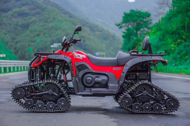 Allrad Elektro Quad 10000 Watt mit Schnee raupen 