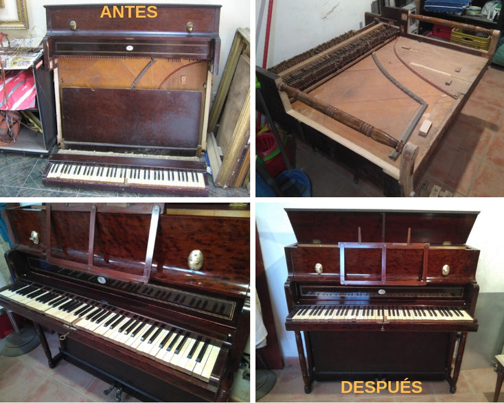 recuperar Adversario Encommium Restauración de Instrumentos musicales precio - Restauración de muebles  Madrid