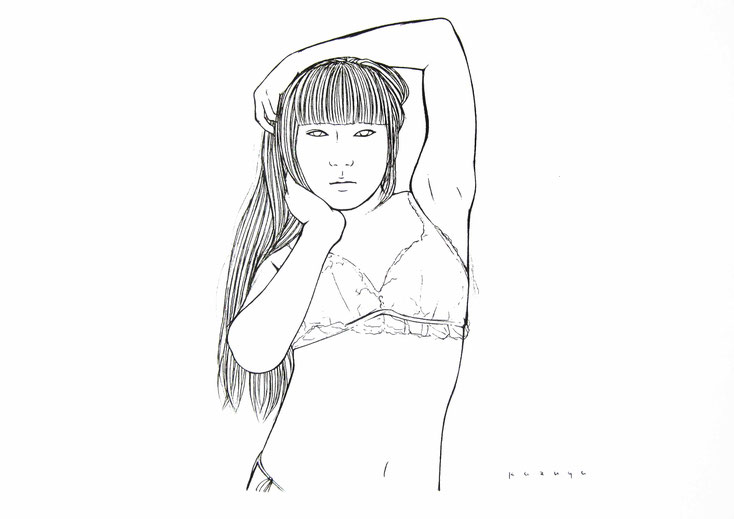 〜model：紫〜　　A4／2025年6月16日