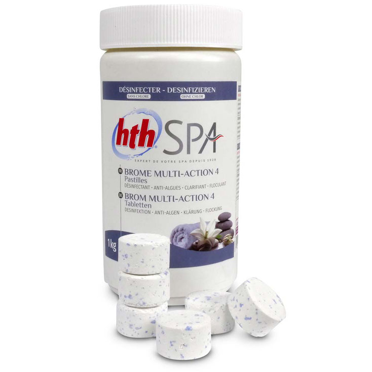 HTH Spa Brom Multifunktionstabletten 20g Tabletten Whirlpoolchemie