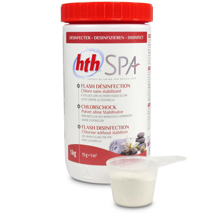 HTH Spa Chlor Schockpulver Whirlpoolchemie