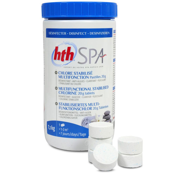 HTH Spa Chlor Multifunktion Tabletten Whirlpoolchemie