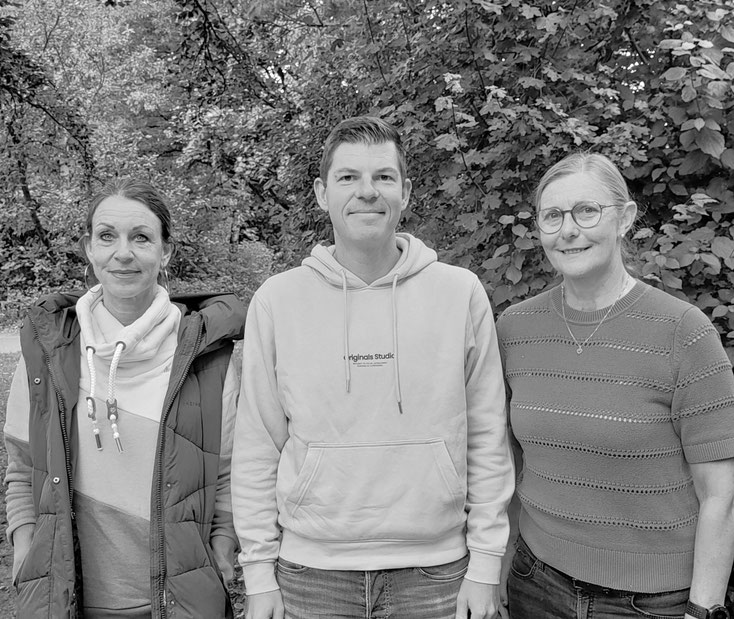 Frau Ullmann, Frau Hetzelt und Herr Klerner