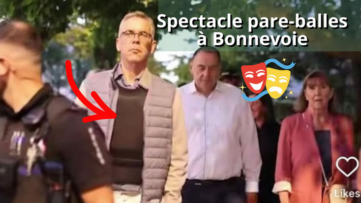 Le ministre de l'Intérieur Léon Gloden se promène en gilet pare-balles et sous escorte policière dans le quartier de Bonnevoie, Luxembourg.