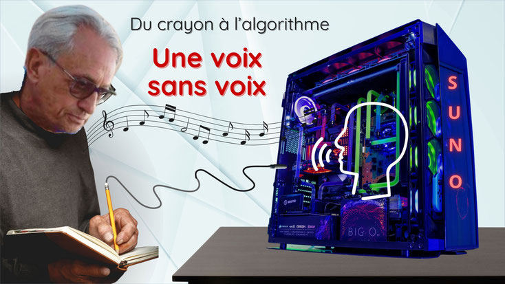 ▲ Jeannot Scheer entre poésie, musique et voix algorithmique.