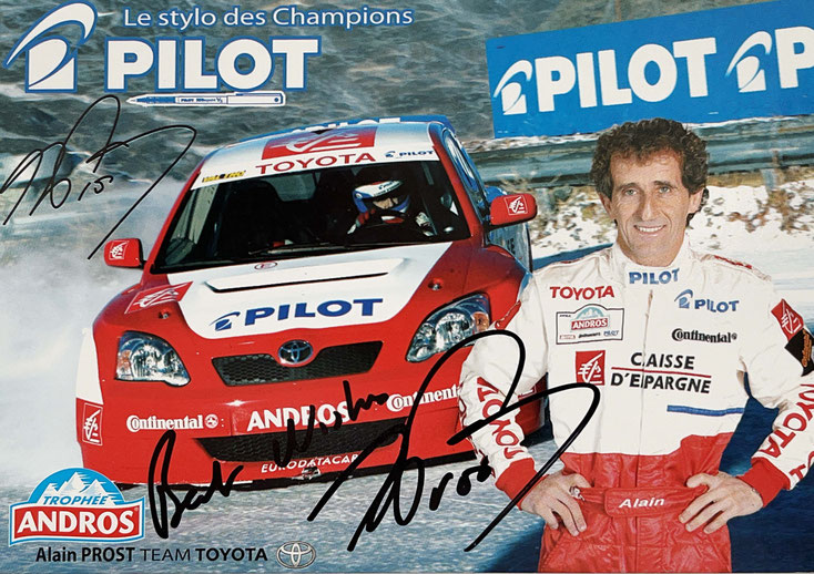 AUtograph Alain Prost Autogramm