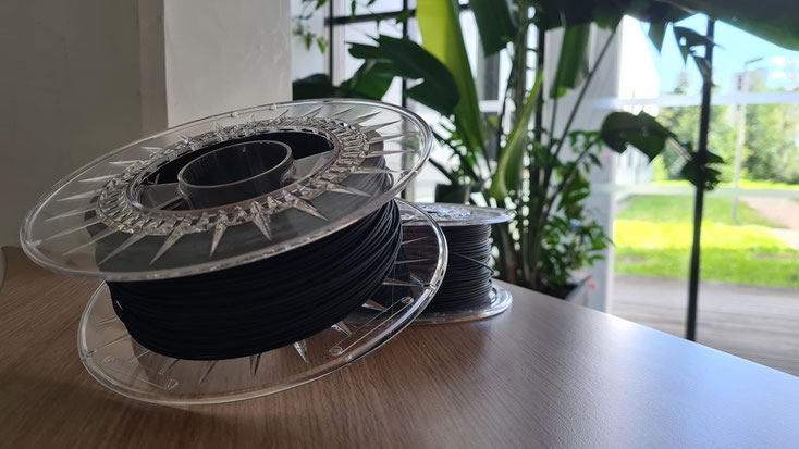 FILAMAG-F filament spool for 3D-printed RF & EMC microwave absorbers, additive manufacturing material