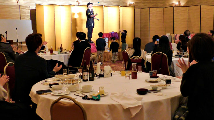 出張マジシャンRYUHEIを滋賀県彦根市のホテルのイベントに派遣