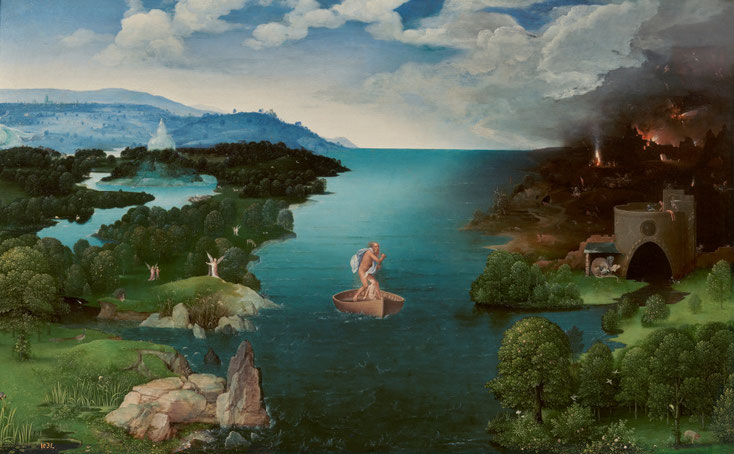 El pas de la llacuna Estígia (Joachim Patinir)