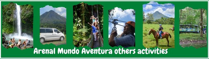 Activities at Arenal Mundo Aventura Ecological Park