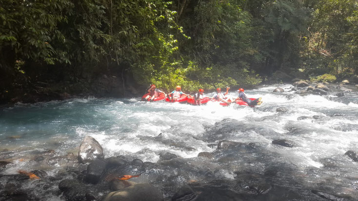 Rio Celeste tubing tour from Hotels in La Fortuna and Arenal Volcano area