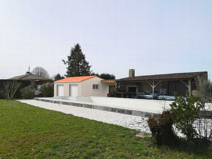 permis de construire garage maison individuelle saujon 17