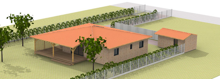 permis de construire déclaration préalable extension maison construction 33112 Saint laurent Médoc