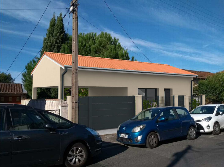 permis de construire declaration préalable annexe maison garage 33700 Mérignac