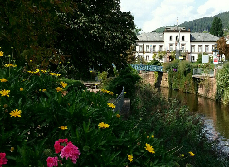 Schramberger Schloss und Fluss Schitach