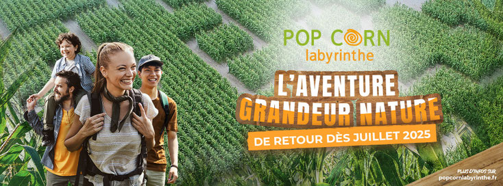 Affiche du Pop corn labyrinthe de Clermont-Ferrand