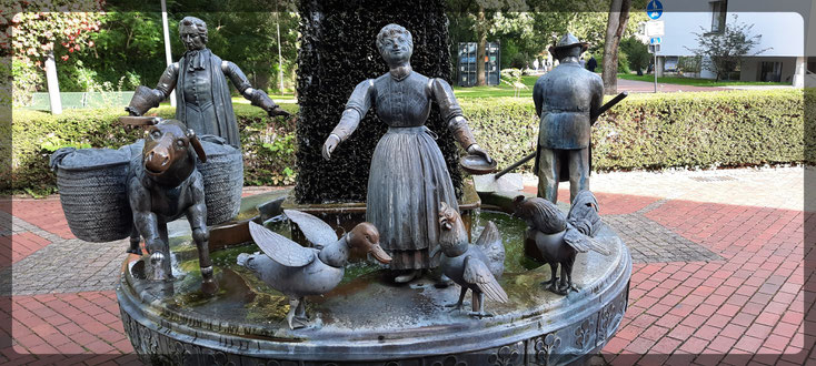 Der berühmteste Brunnenbauer Deutschlands, Bonifatius Stirnberg hat auch in Bad Sassendorf einen schönen Brunnen gebaut