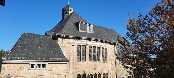 Burgformatiges Bürgerhaus der Stadt Velbert Langenberg