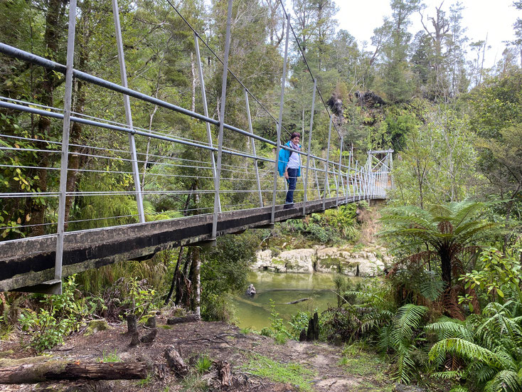 Auf der 2ten Swingbridge