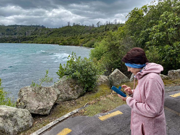 Wanderung am Taupo See