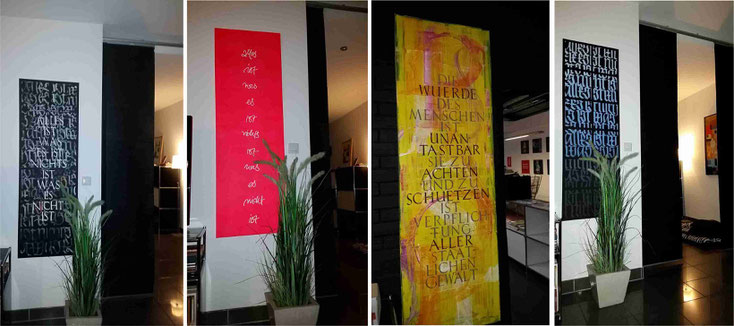 Kalligrafie-Wandbilder