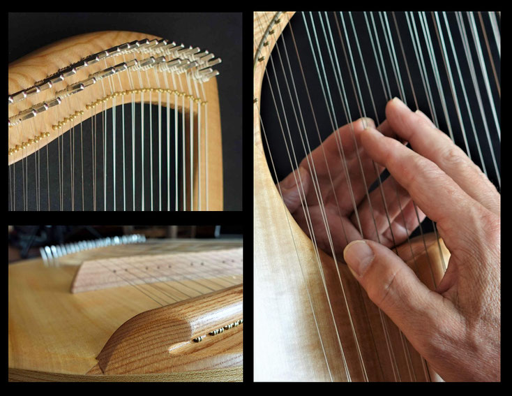 Star Strings Lyre, Salem Lyre, hands and lyre