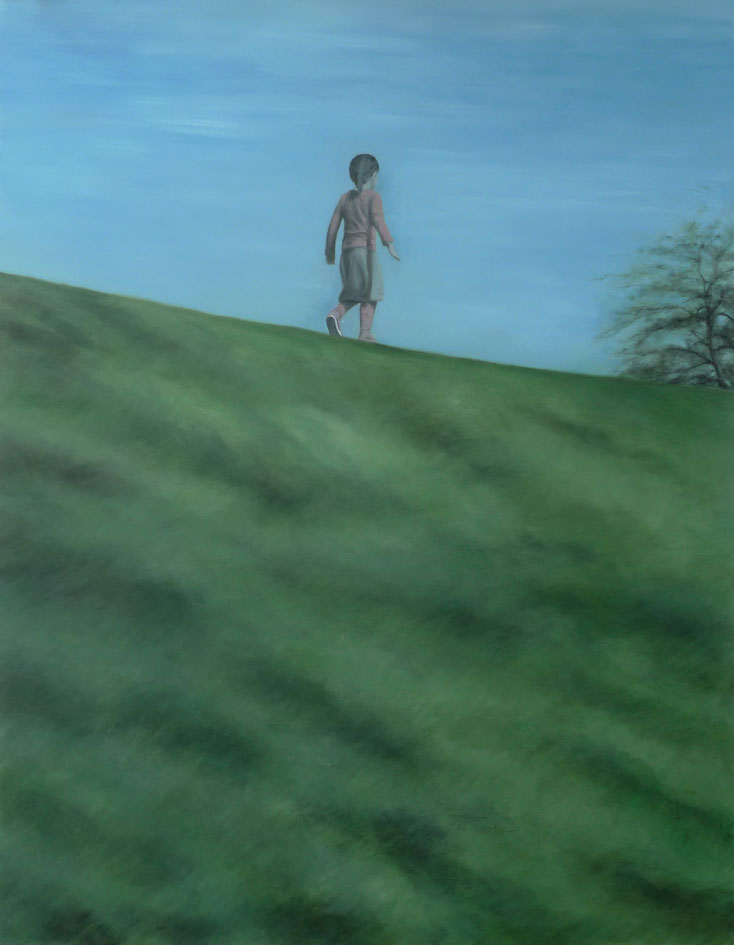 Along 210x180cm 2009 oil on canvas