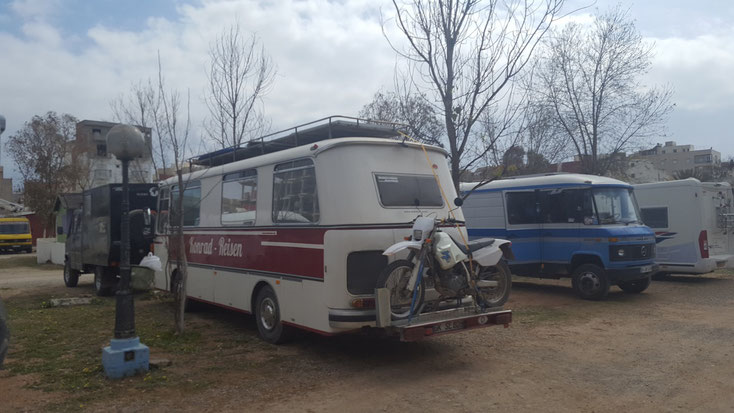 Stelldichein auf dem Camping Martil