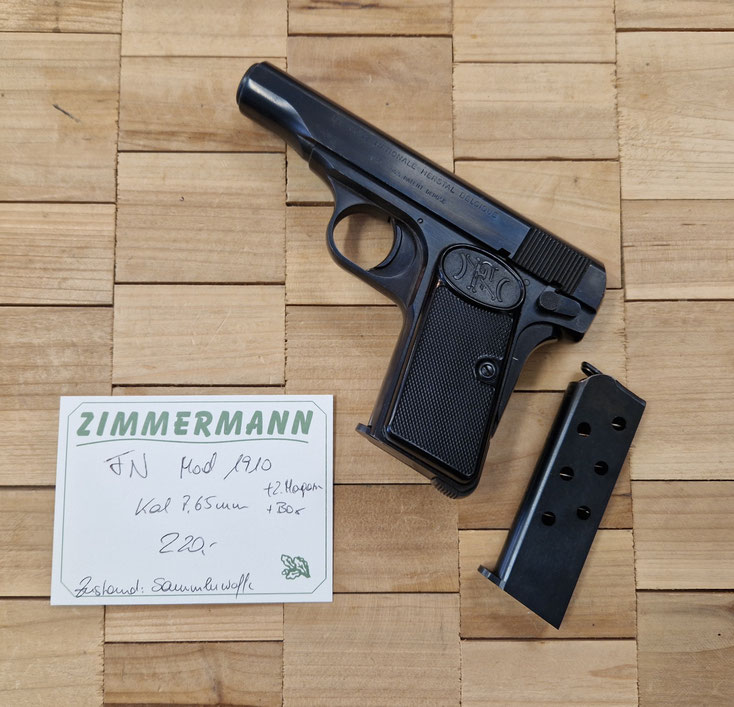 FN Mod 1910 Kal. 7,65mm Pistole gebraucht kaufen
