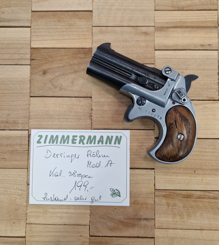 Derringer Röhm Mod. 17 Pistole Kal. .38 spec. gebraucht kaufen