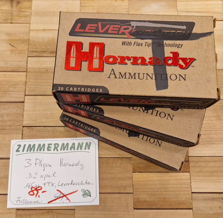 Hornady LeverRevolution Kal. .32 spcl 165 gr FTX