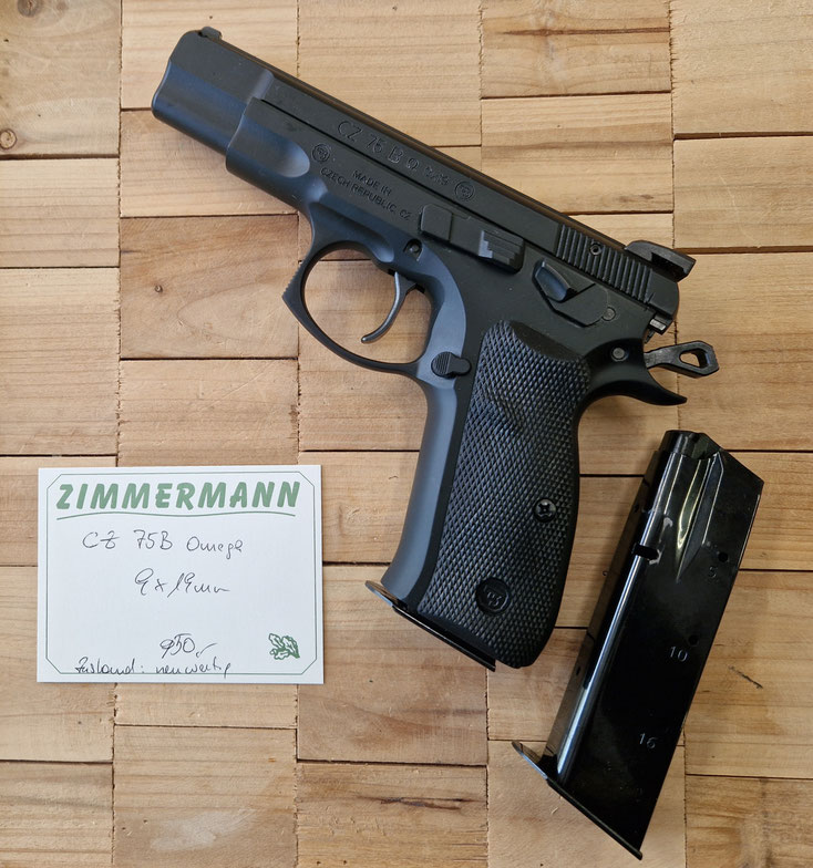 CZ 75B Omega Kal. 9x19mm Pistole gebraucht kaufen