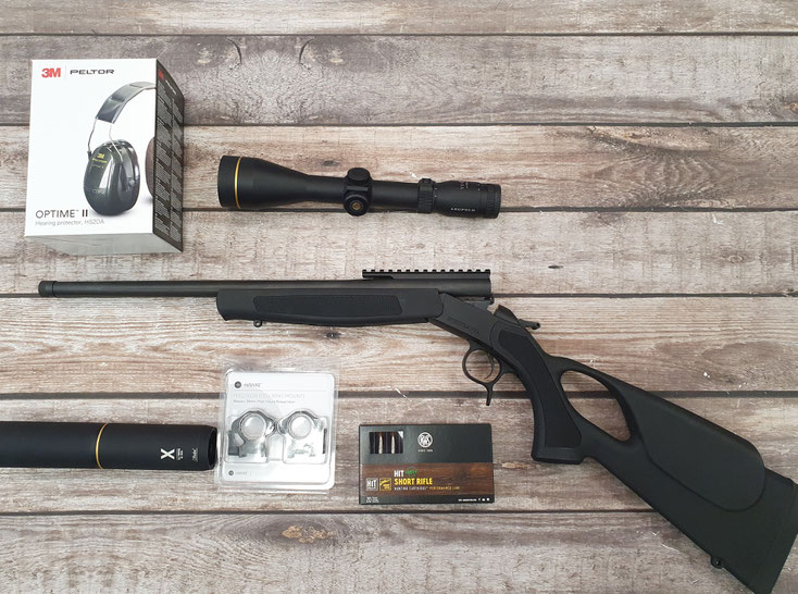 Bergara BA13 Kal. .308 Repetierer mit Zielfernorhr und Schalldämpfer Set
