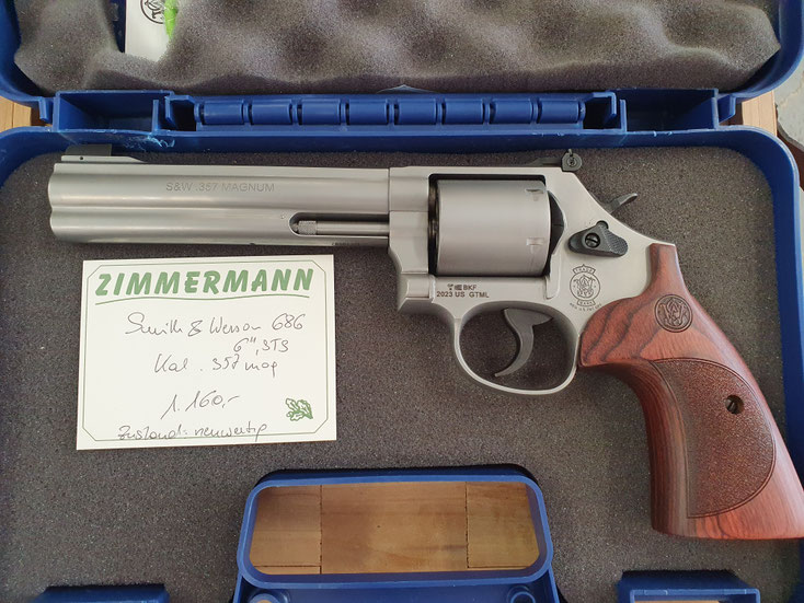 Smith & Wesson 686 STS 6 Zoll Revolver Kal. .357 mag gebraucht neuwertig kaufen