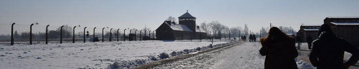 Photo prise lors de mon voyage à Auschwitz en février 2018