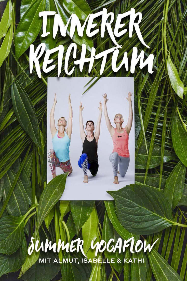 Flyer Summer Yogaflow "Innerer Reichtum"