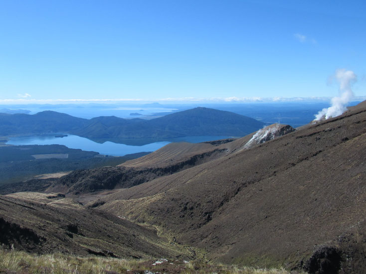 Blick Richtung Lake Taupo
