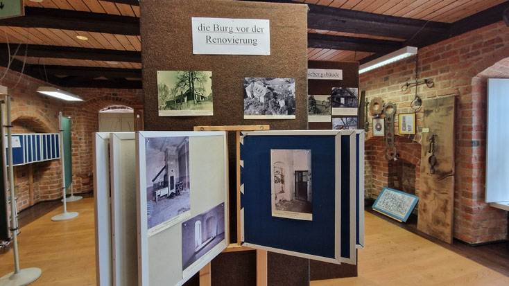 Sonderausstellung, Bilder "Die Burg Bodenteich vor der Renovierung"