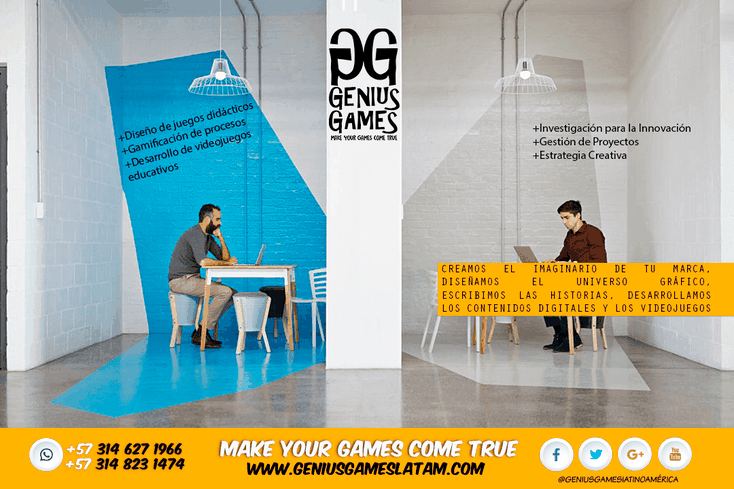 Inteligencia Ambiental, Genius Games Latinoamérica, The Secret Trunk Games S.A.S.