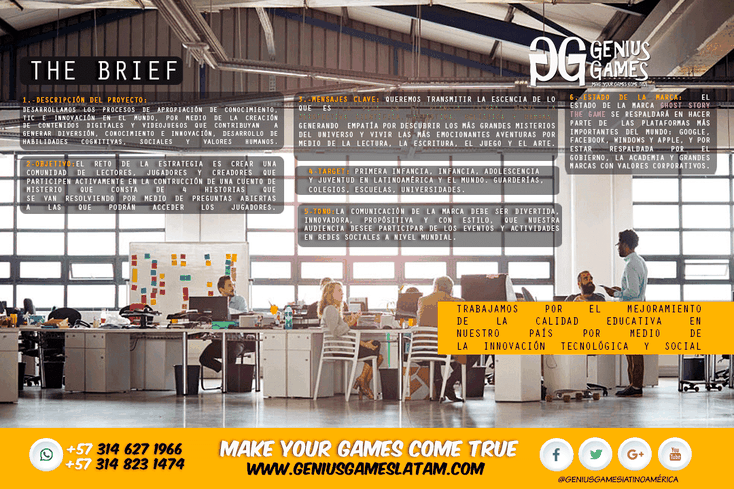 Inteligencia Ambiental, Genius Games Latinoamérica, The Secret Trunk Games S.A.S.