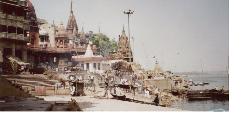 Varanasi-ghats-ghat-Ganges-rivier-India