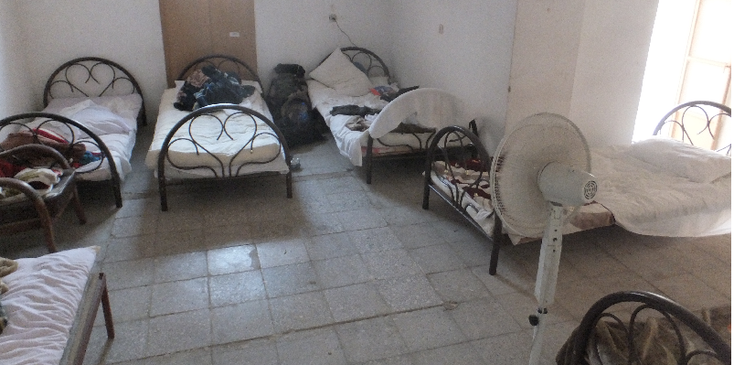 Yazd-Kohan-hotel-slaapzaal-dorm-bed-Iran