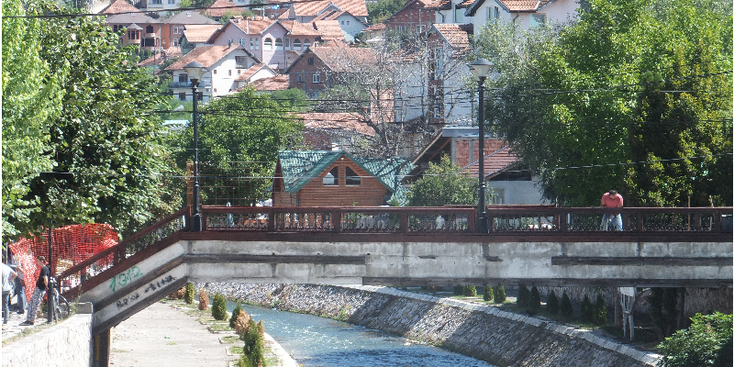 Raska-rivier-Novi-Pazar-brug-Servië
