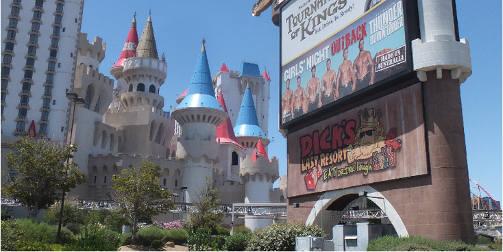 Las-Vegas-Disney-kasteel-The-Strip-Verenigde-Staten