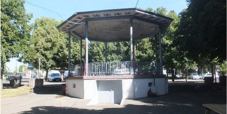 Haguenau-muziektent-Band-of-Brothers-WW2-Frankrijk
