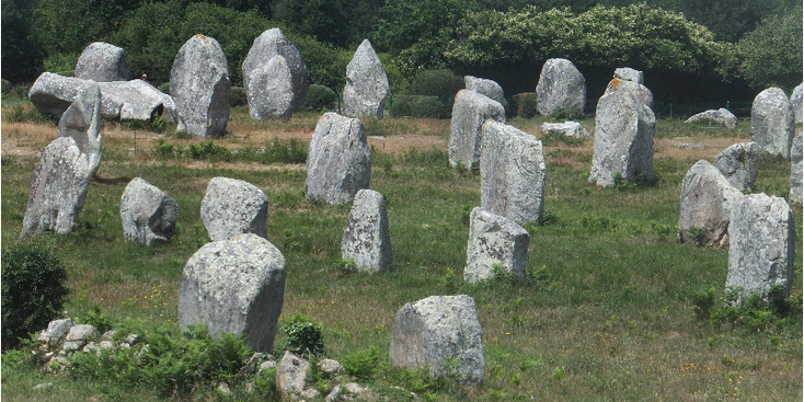 Carnac-menhir-rots-Bretagne-Frankrijk