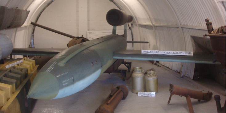 Kent-Battle-of-Britain-museum-Folkestone-hangar-V1-raket-Engeland