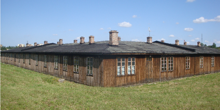 Madjanek-concentratiekamp-barak-nazi-WW2-Lublin-Polen