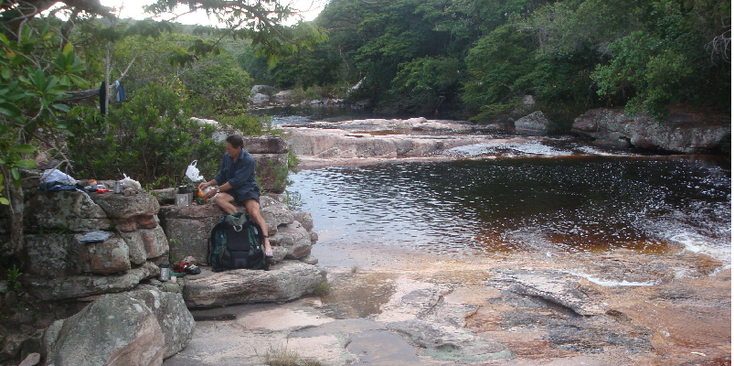 Diamantina-Nationaal-Park-Da-Chapada-Brazilie-zwemplek-rivier-Poco-de-Diablo