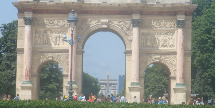 Arc-de-Triomphe-Parijs-boog-triomf-Parijs-Frankrijk